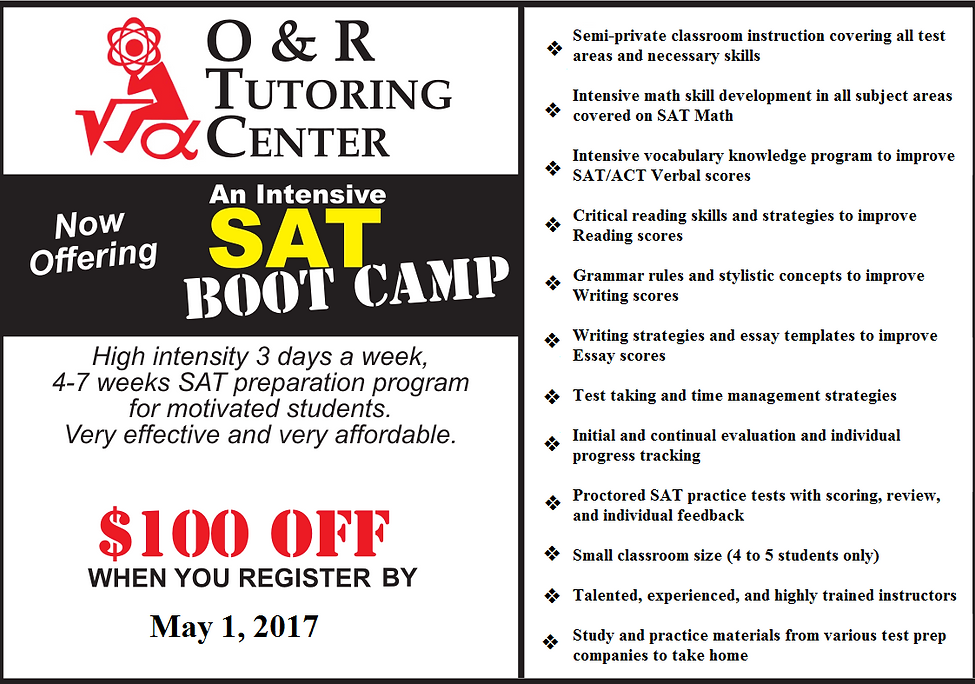 SAT Summer program in Bucks PA
